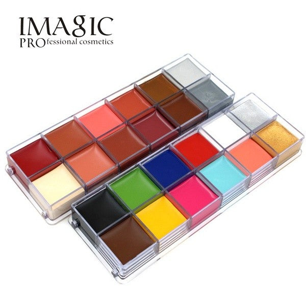 Paleta de 12 colores pintura grasa 60g